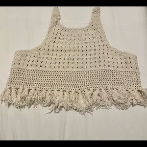 Zara Crochet Top - Size L